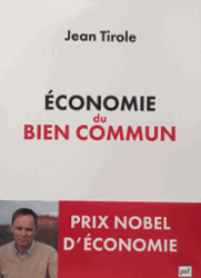 Couverture de « Économie du bien commun », Jean Tirole